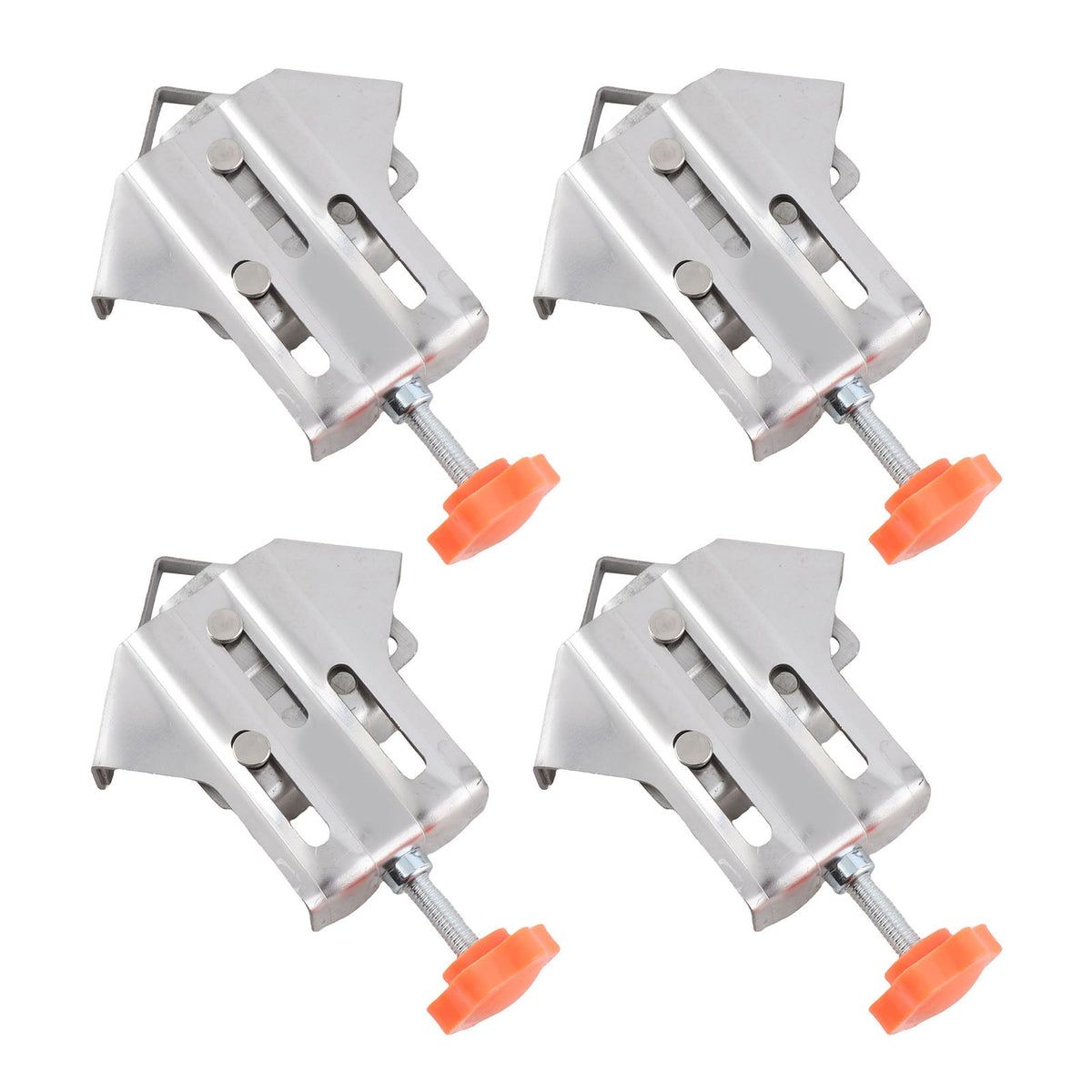 4 Pcs Corner Clamp Quick Splicing Stainless Steel 90 Degree Right Angle Clamp For Woodworking DIY Projects - B&B Forest Products