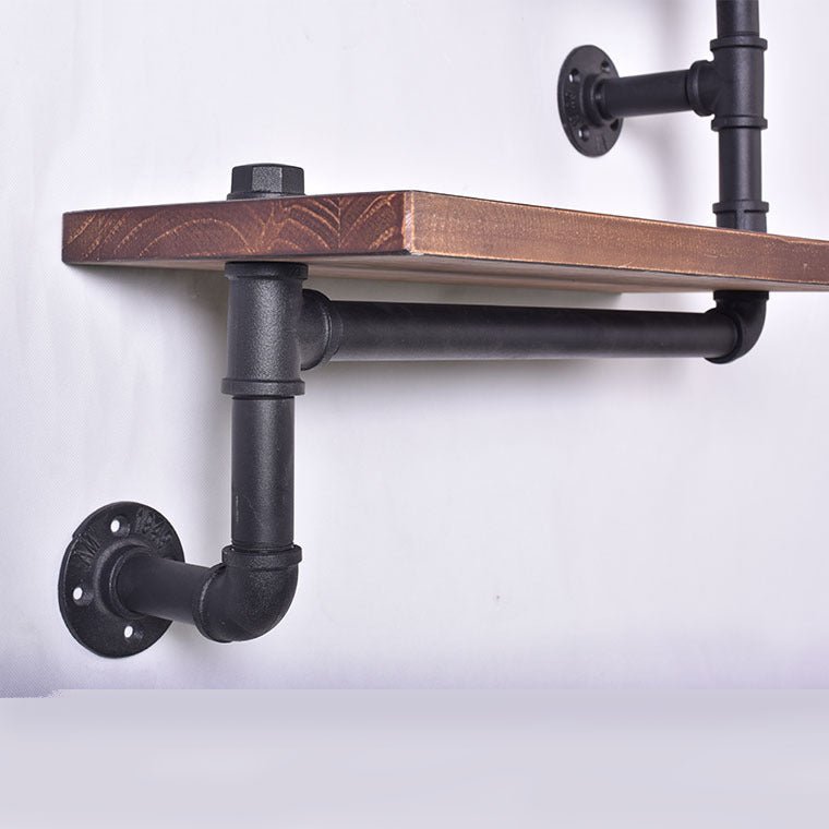 American Country Multi-functional Industrial Style Solid Wood Iron Storage Rack Towel Rack Hanger Table And Chair Coffee Table Furniture - B&B Forest Products