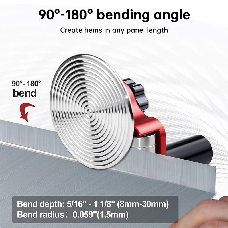 2-Station Metal Sheet Bender, Roofing Metal Tool, Bending & Hemming Machine, Sheet Metal Brake - B&B Forest Products