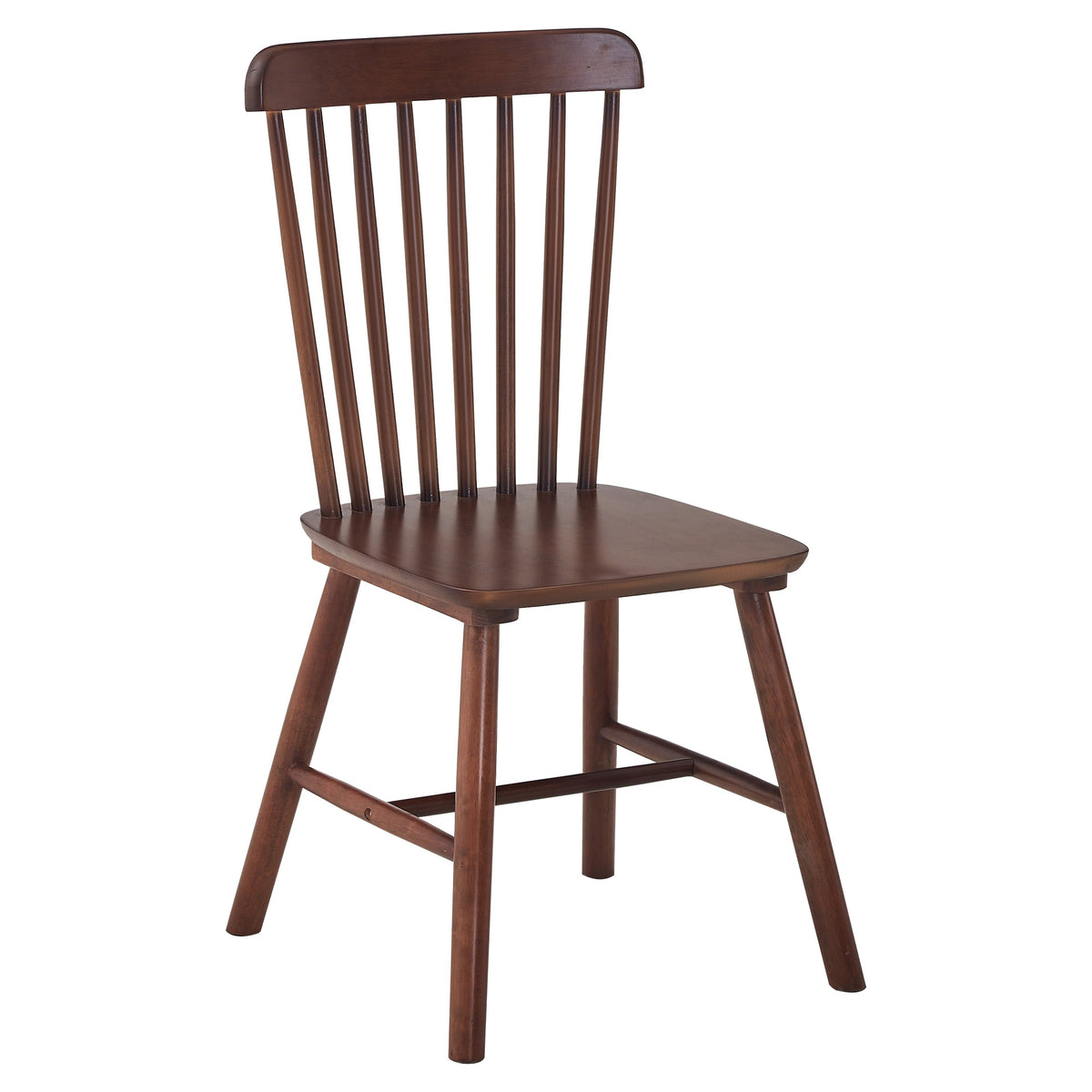 4 dining chairs, walnut wood, rubberwood material, dining chairs, solid wood chairs, solid wood dining table chairs - B&B Forest Products