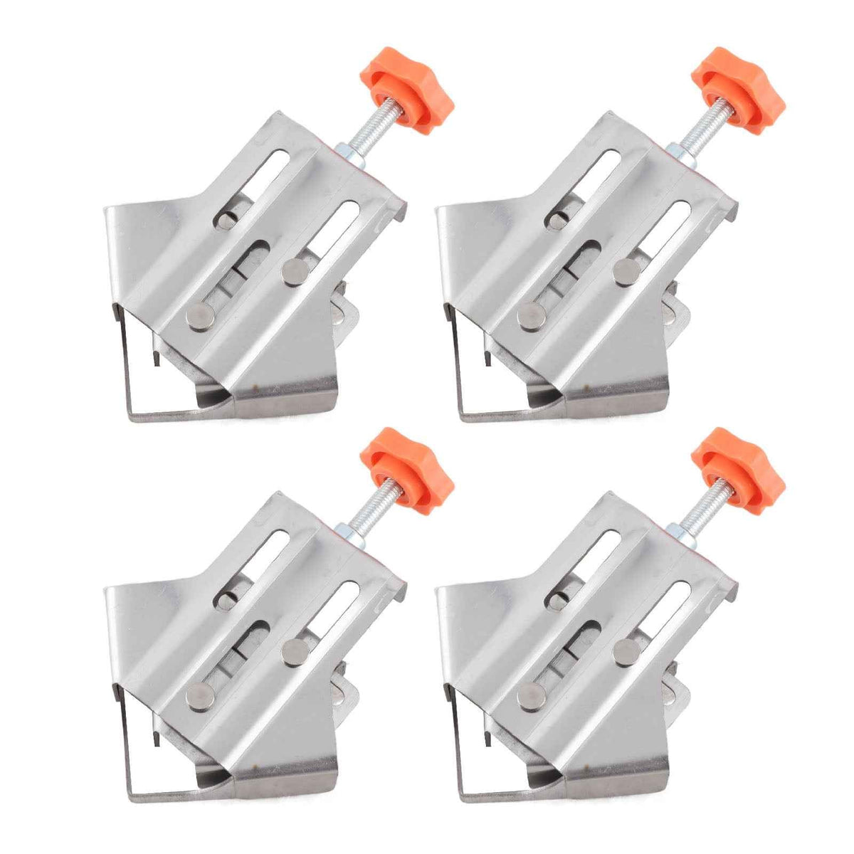 4 Pcs Corner Clamp Quick Splicing Stainless Steel 90 Degree Right Angle Clamp For Woodworking DIY Projects - B&B Forest Products