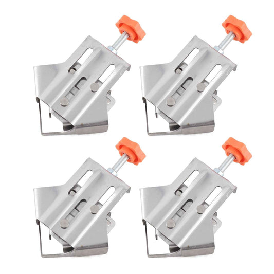 4 Pcs Corner Clamp Quick Splicing Stainless Steel 90 Degree Right Angle Clamp For Woodworking DIY Projects - B&B Forest Products