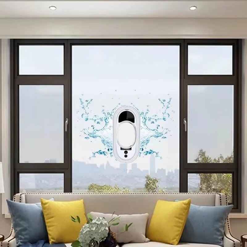 5600Pa Smart Window Cleaning Robot   Auto-Guided, Remote-Controlled Glass Cleaner for Home Use
