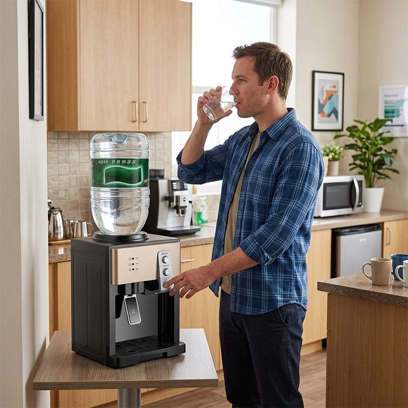 Electric Countertop Water Dispenser 8°C-95°C, Hot Cold Water Cooler for Home Kitchen Office Use - B&B Forest Products
