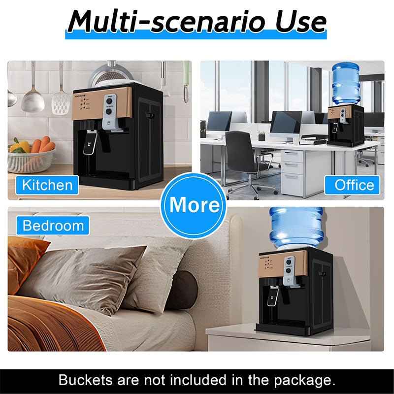 Electric Countertop Water Dispenser 8°C-95°C, Hot Cold Water Cooler for Home Kitchen Office Use