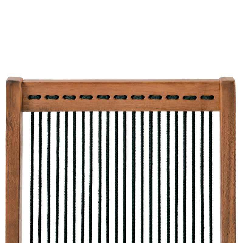 folding roping wood chair - B&B Forest Products