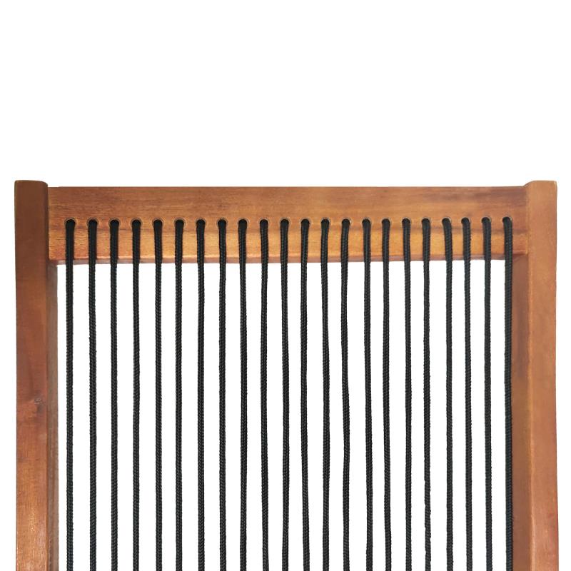 folding roping wood chair - B&B Forest Products