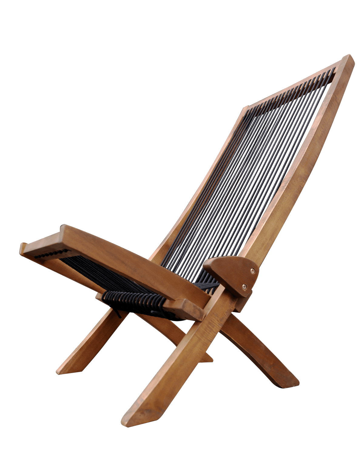 folding roping wood chair - B&B Forest Products
