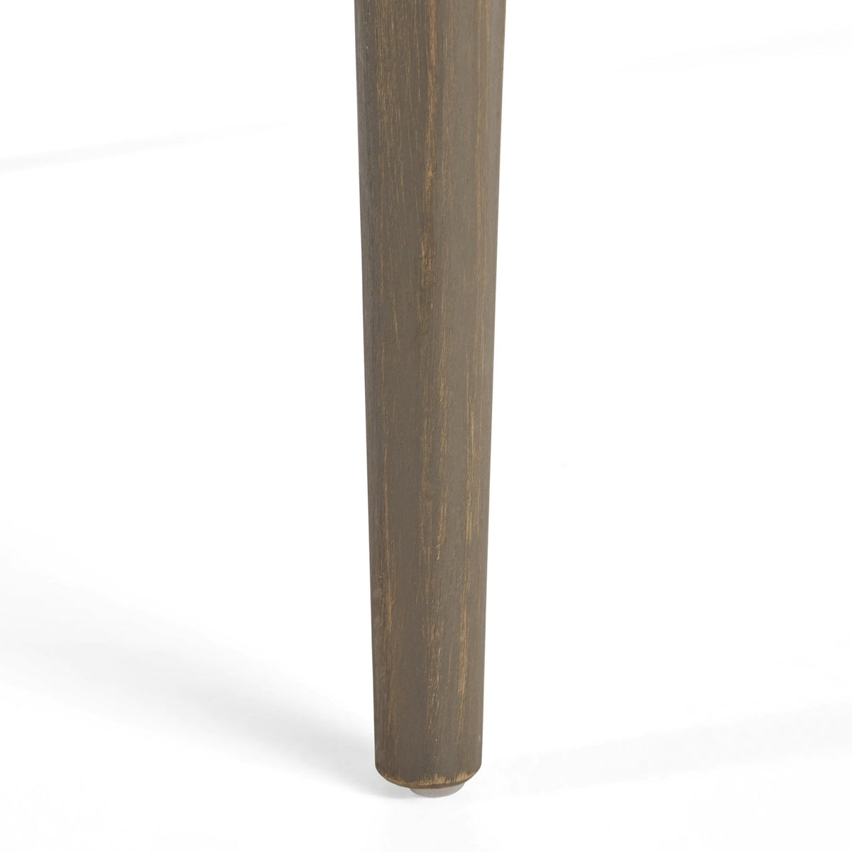 Outdoor Square Acacia Wood Table with Straight Legs, Gray - B&B Forest Products