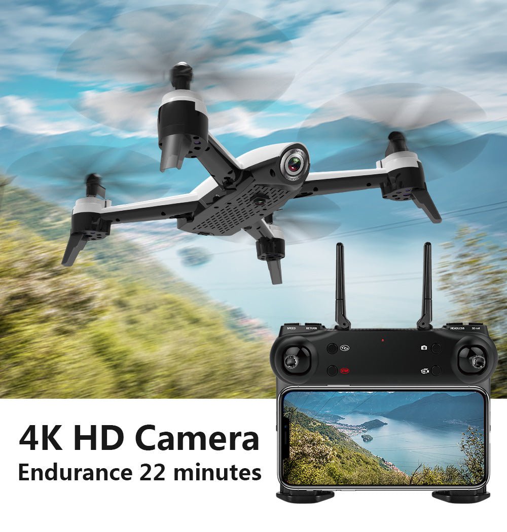 SG106 high-definition 4K dual camera optical flow fixed height quadcopter long endurance aerial photography drone - B&B Forest Products