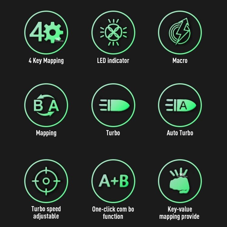 Suitable for PS5 Bluetooth gamepad Elite Four Back Key Programmable Custom Mapping Three Level Continuous Back Key - B&B Forest Products