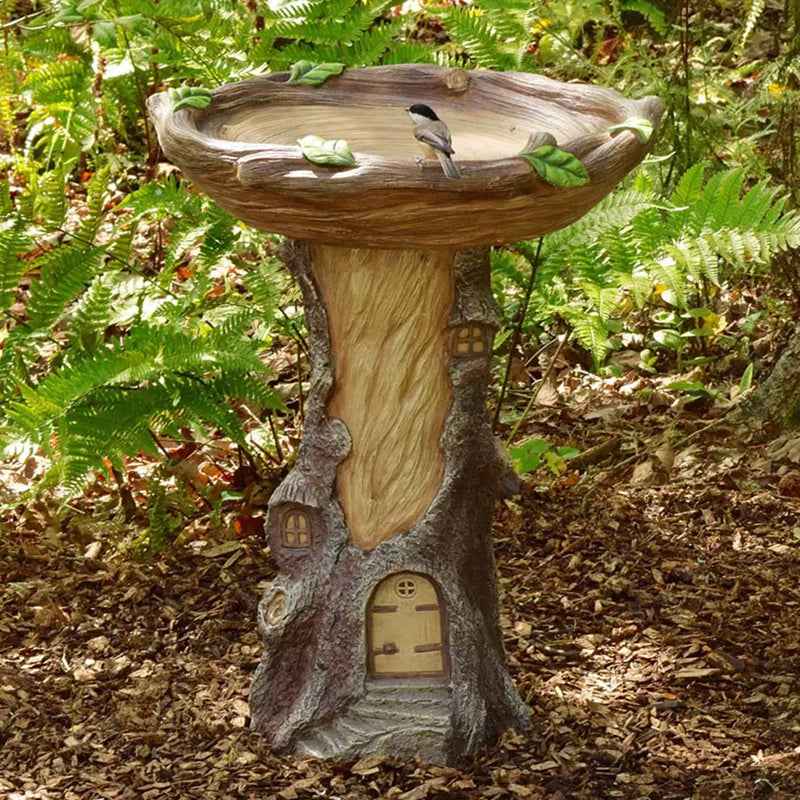 Sunflower Resin Handicraft Garden Ornaments Polyresin Sunflower Bird Bath - B&B Forest Products
